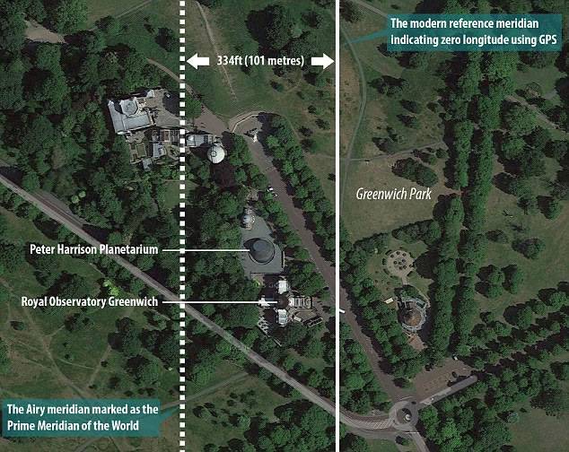 英国伦敦格林威治的子午线偏离正确位置100米 错了131年