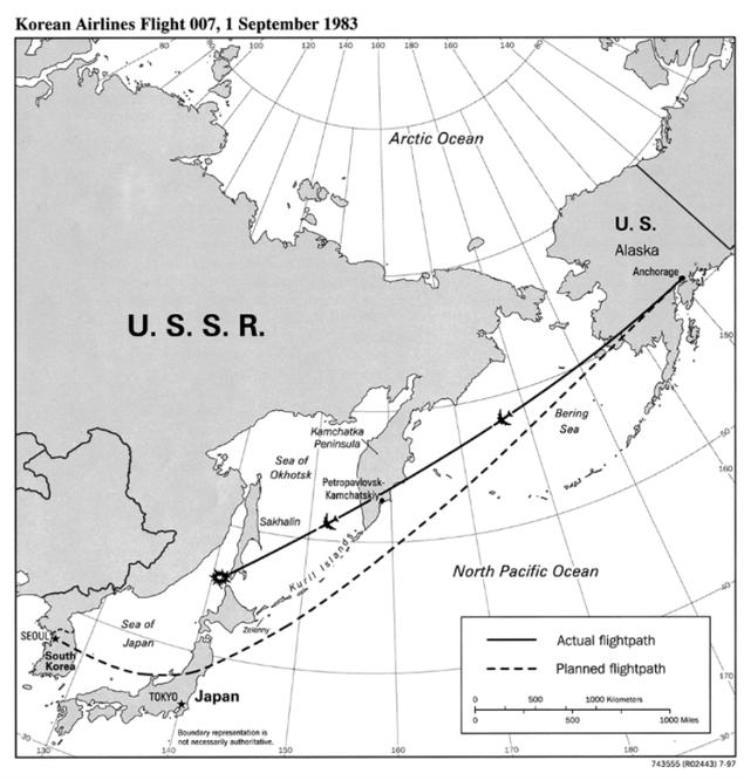 韩航007客机空难「叕飞入苏联领空入侵还是迷航大韩航空007航班命丧萨哈林夜空」