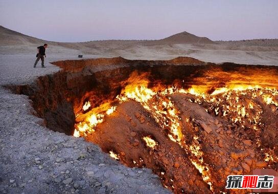 土库曼斯坦地狱之门，熊熊烈火燃烧46年不灭的大火坑