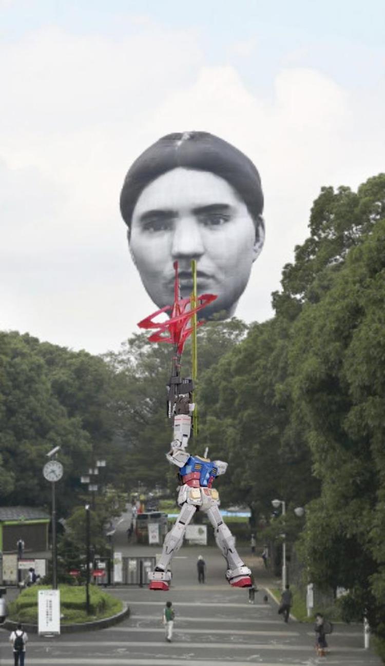 日本东京上空出现神秘大脸,东京上空现巨型人脸是谁