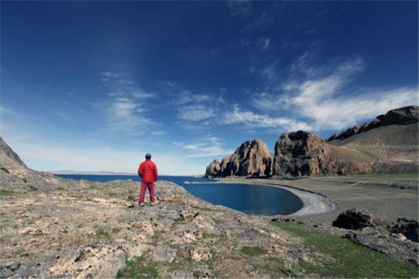 世界上最高的咸水湖 纳木错（位于青藏高原上面）