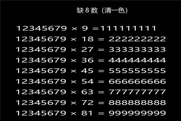 缺8数的规律有哪些 神奇的数字充满着魅力