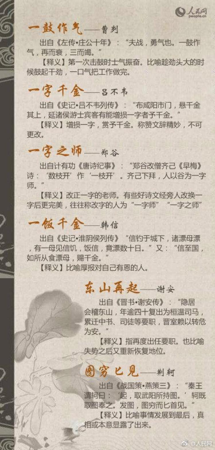 长知识这些成语和他们有关吗,学到很多知识的成语