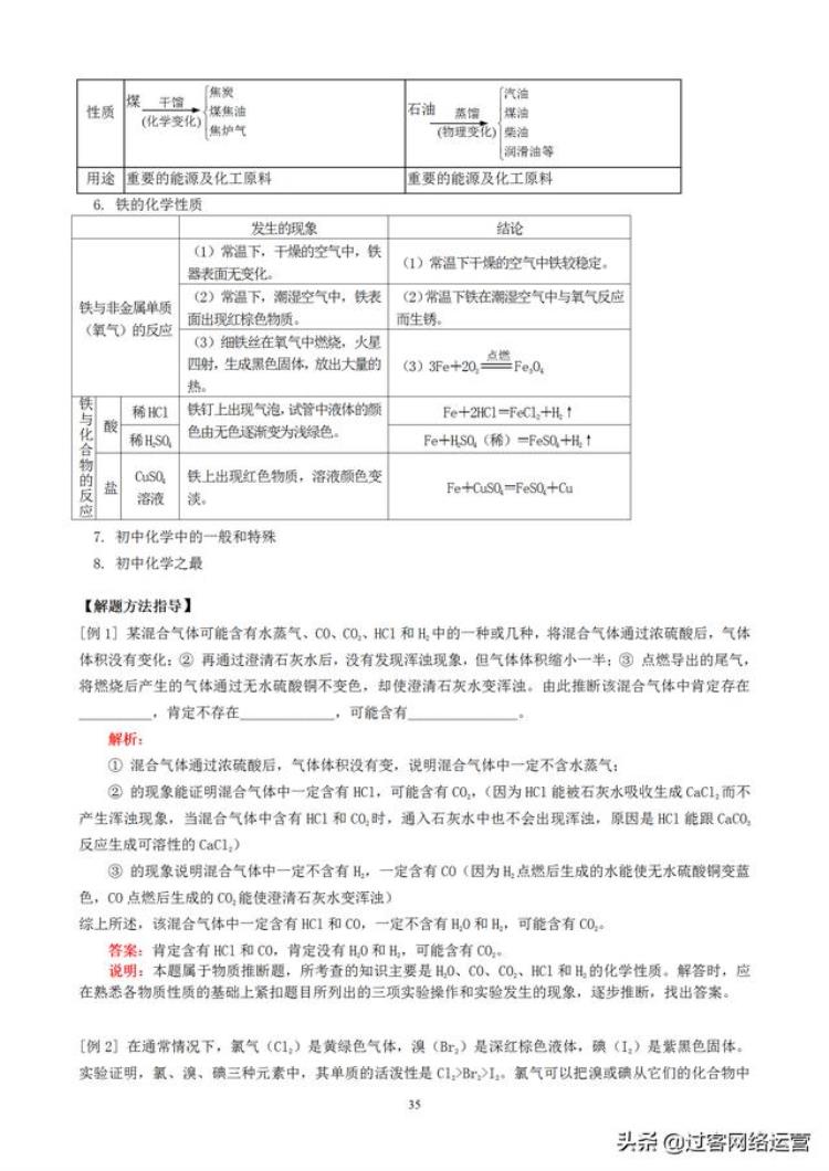 初中化学笔记完整,初三上册化学笔记大全